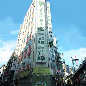 캡슐호텔 캡슐 안신 오야도 신바시